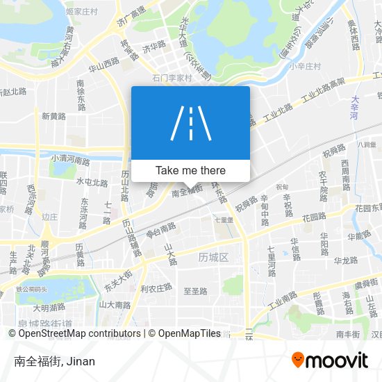 南全福街 map