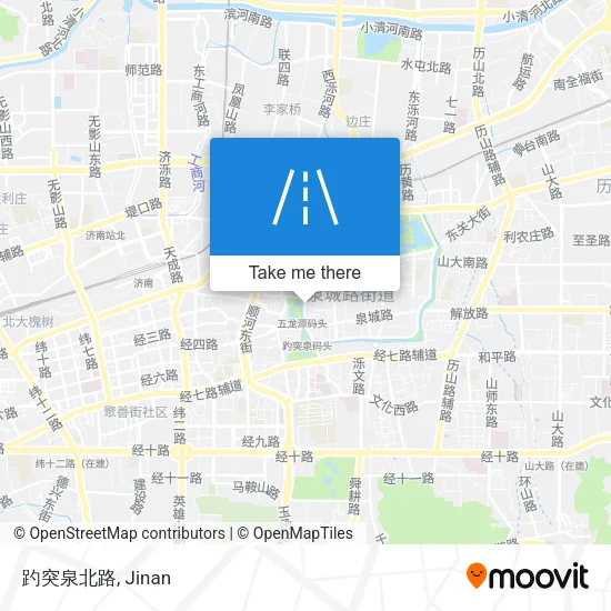 趵突泉北路 map