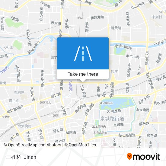 三孔桥 map