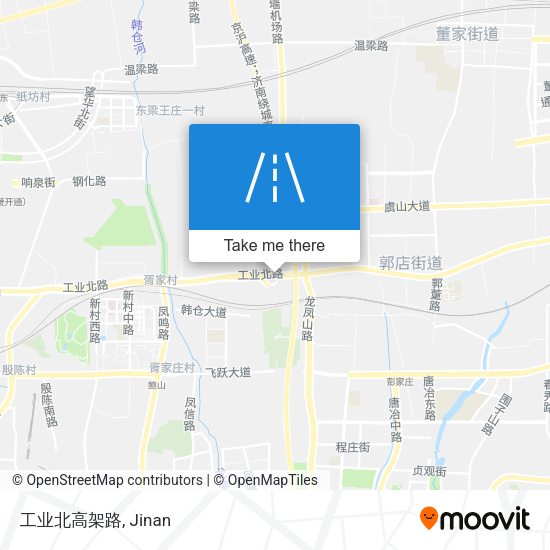 工业北高架路 map