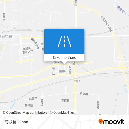昭诚路 map