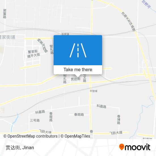 贯达街 map