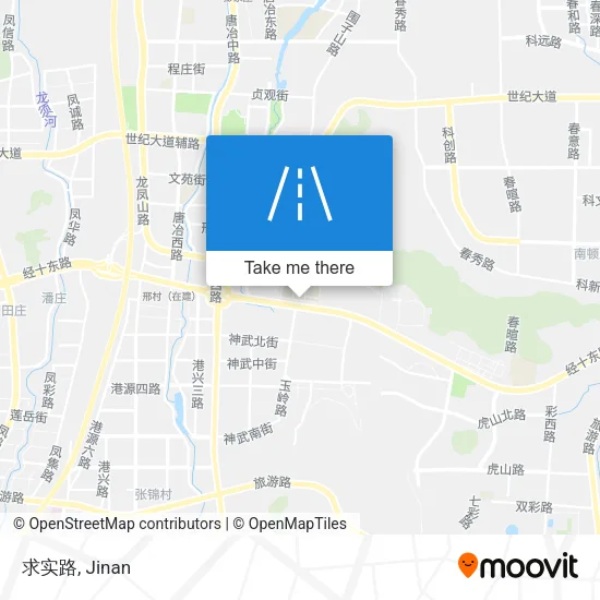 求实路 map