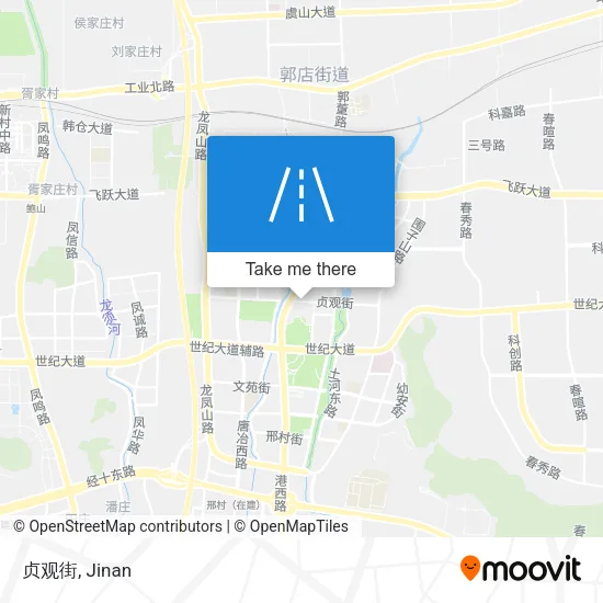 贞观街 map