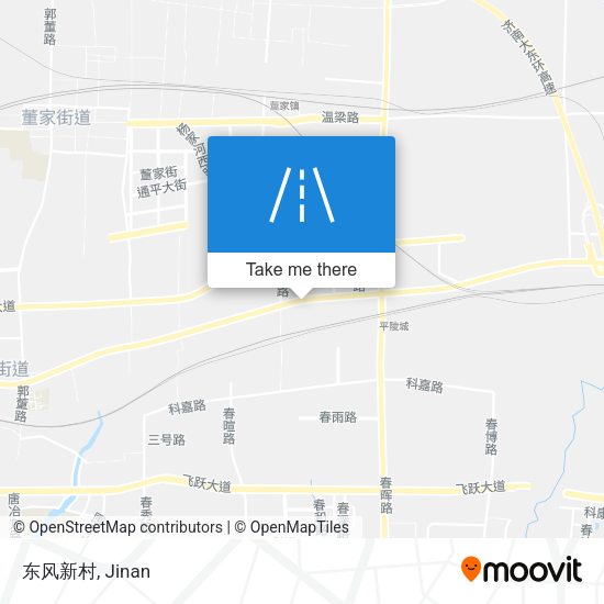 东风新村 map