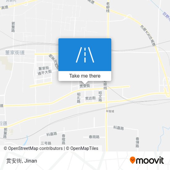 贯安街 map