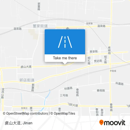 虞山大道 map