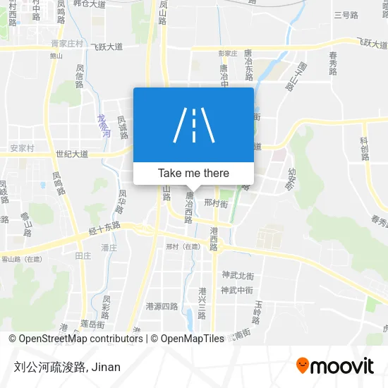 刘公河疏浚路 map