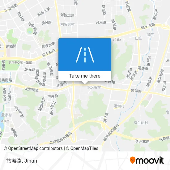 旅游路 map