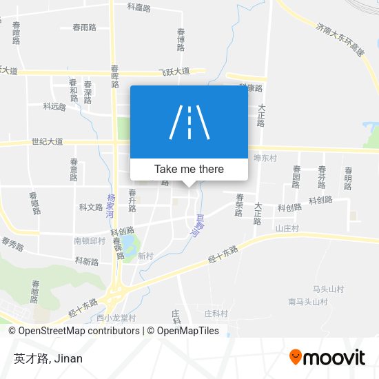 英才路 map
