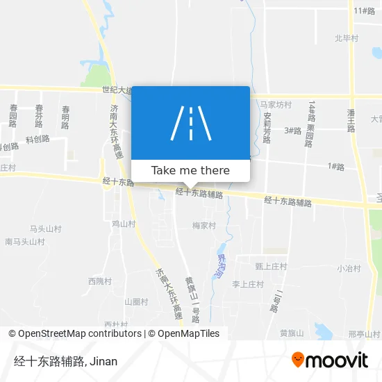 经十东路辅路 map