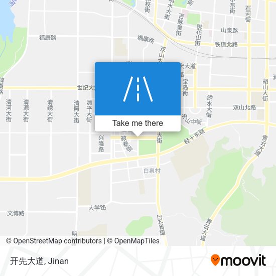 开先大道 map