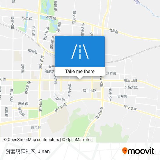 贺套绣阳社区 map