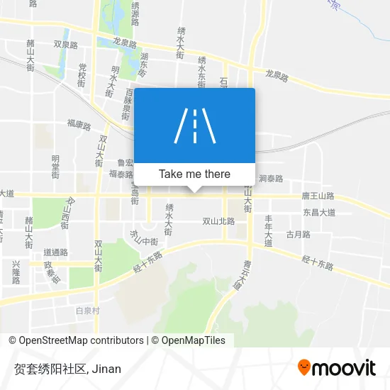 贺套绣阳社区 map