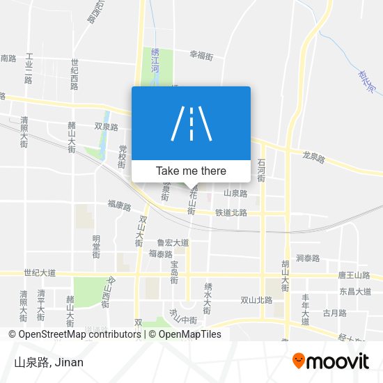 山泉路 map