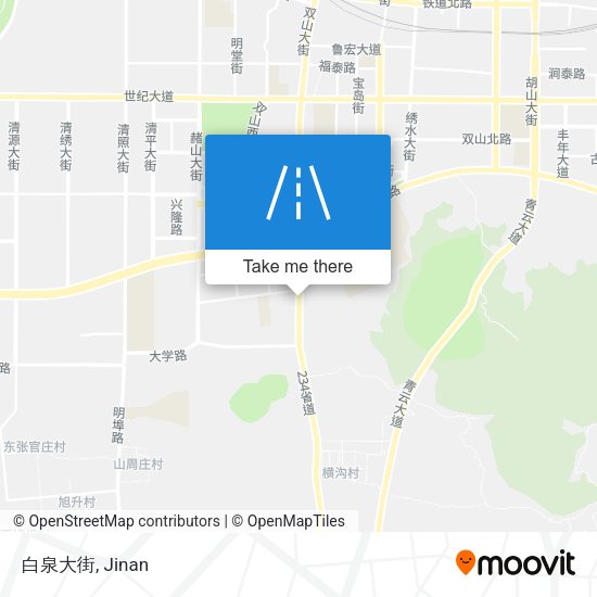 白泉大街 map