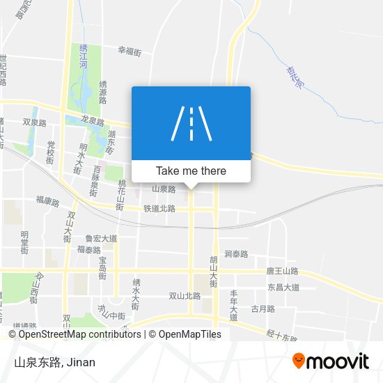 山泉东路 map