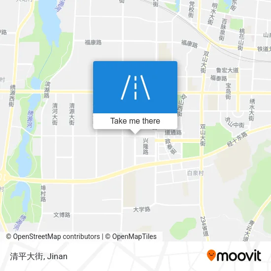 清平大街 map