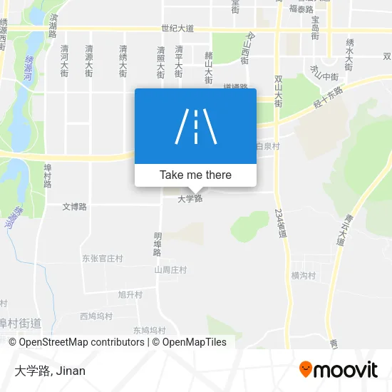 大学路 map
