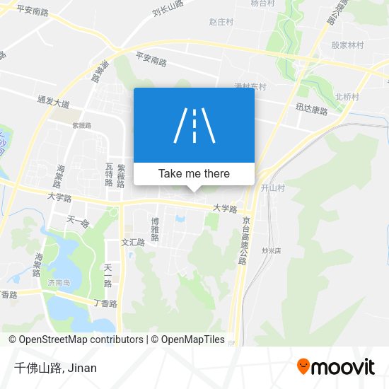 千佛山路 map
