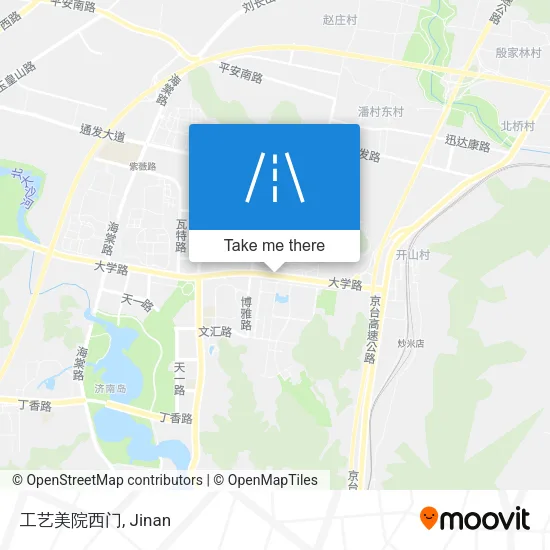 工艺美院西门 map