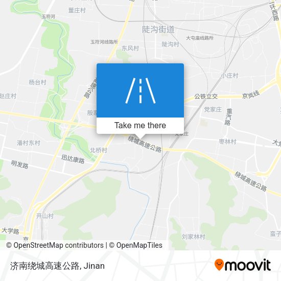 济南绕城高速公路 map