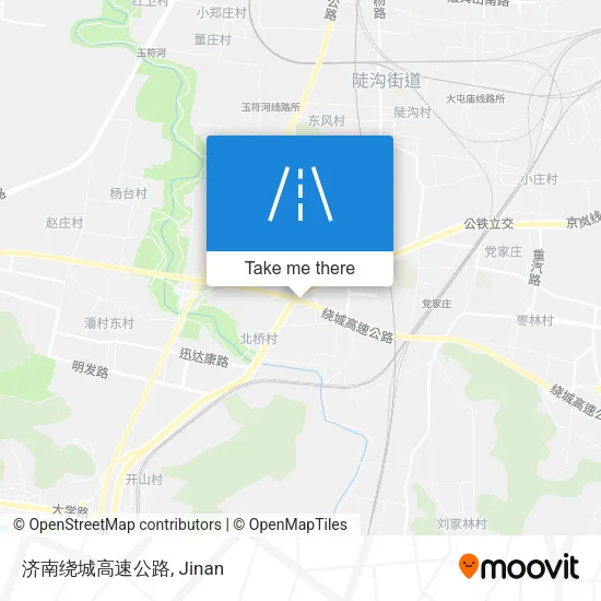 济南绕城高速公路 map