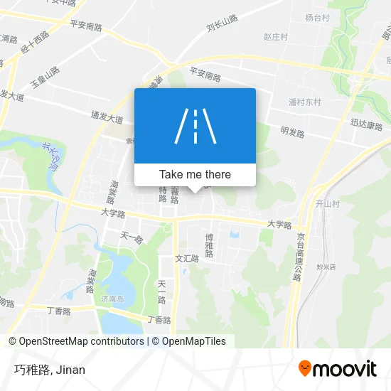 巧稚路 map