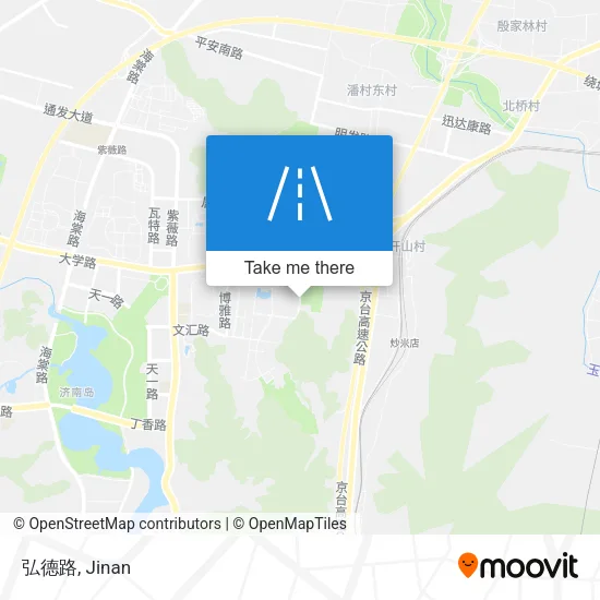弘德路 map