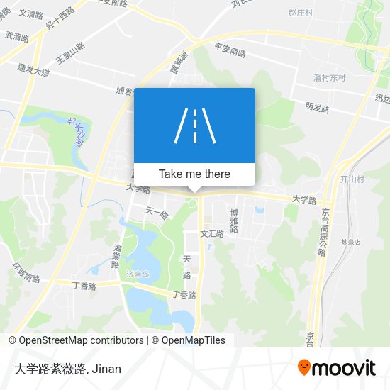 大学路紫薇路 map