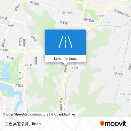 京台高速公路 map