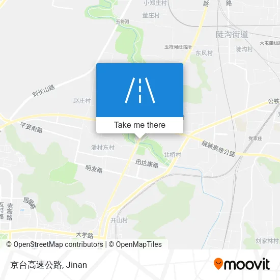 京台高速公路 map