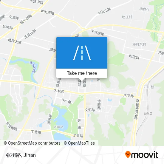 张衡路 map