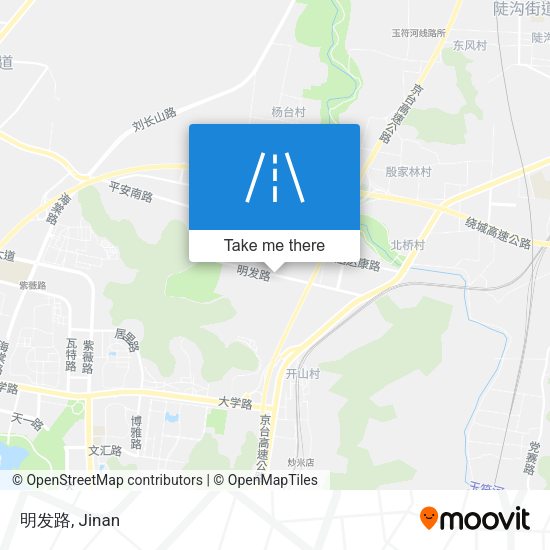 明发路 map