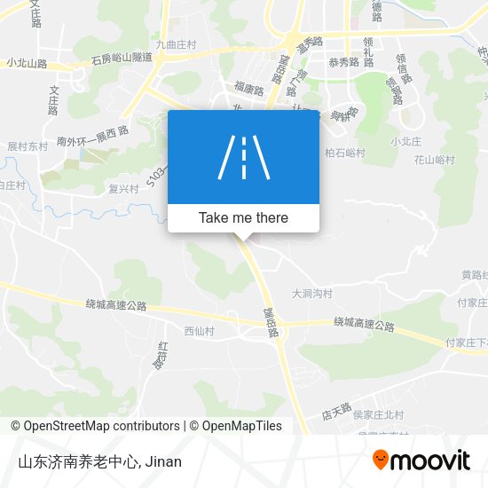 山东济南养老中心 map