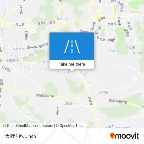 大涧沟路 map