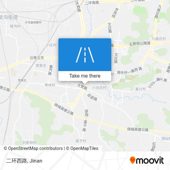 二环西路 map