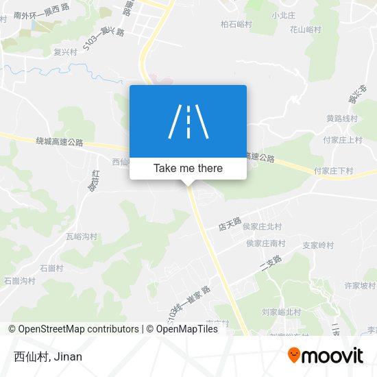 西仙村 map