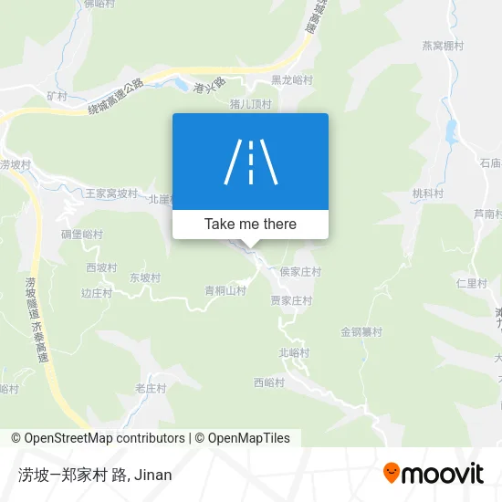 涝坡—郑家村 路 map