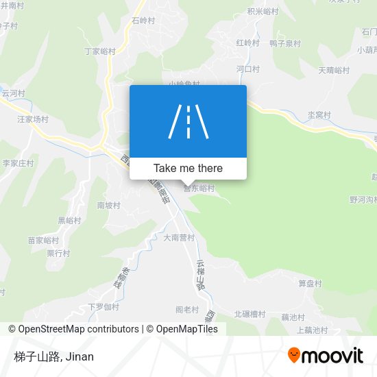 梯子山路 map