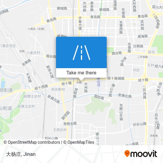 大杨庄 map