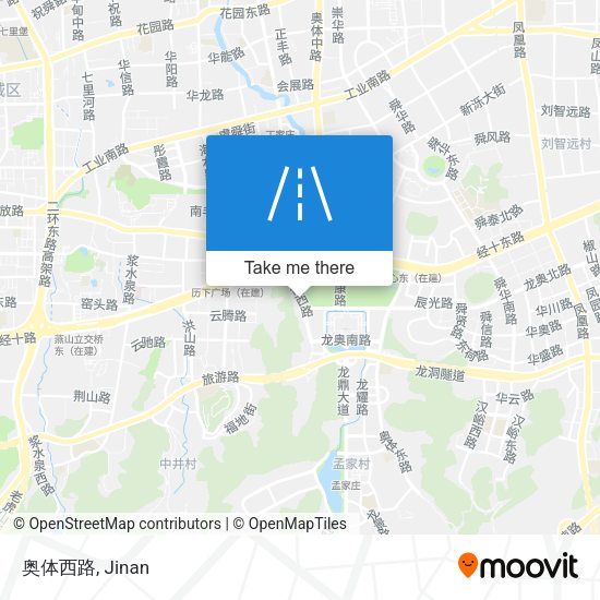奥体西路 map