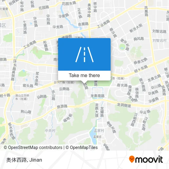 奥体西路 map