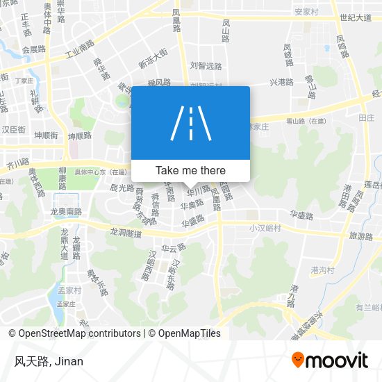 风天路 map