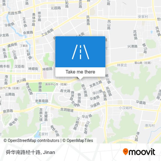 舜华南路经十路 map