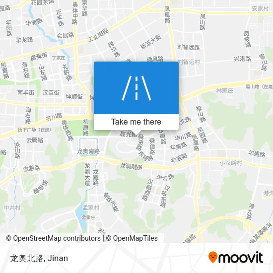 龙奥北路 map