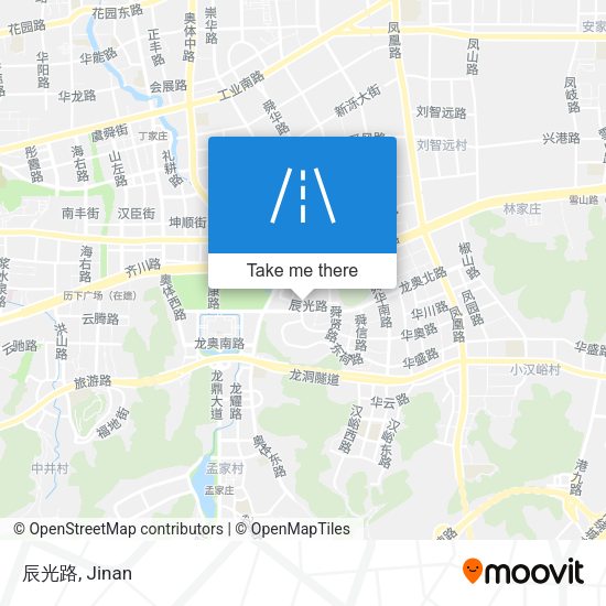 辰光路 map