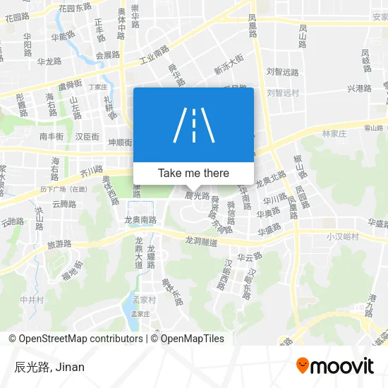 辰光路 map