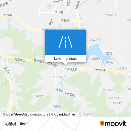 彩港路 map