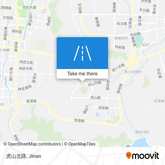 虎山北路 map